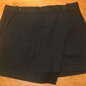 ROBERT RODRIGUEZ black skort stretch cotton 4